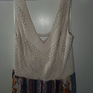 City Triangles Large Western Romper